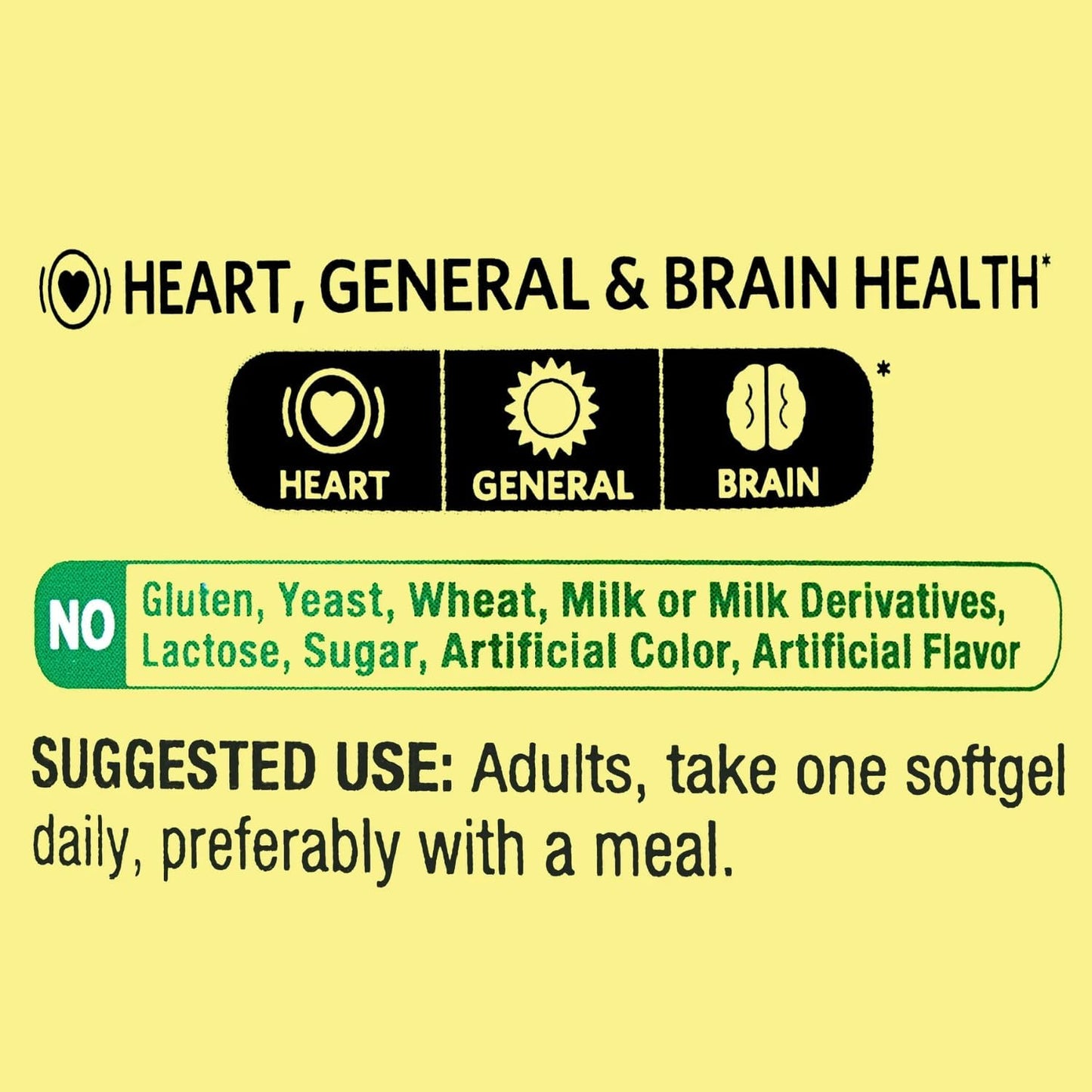 Spring Valley Omega-3 Fish Oil 60 Softgels