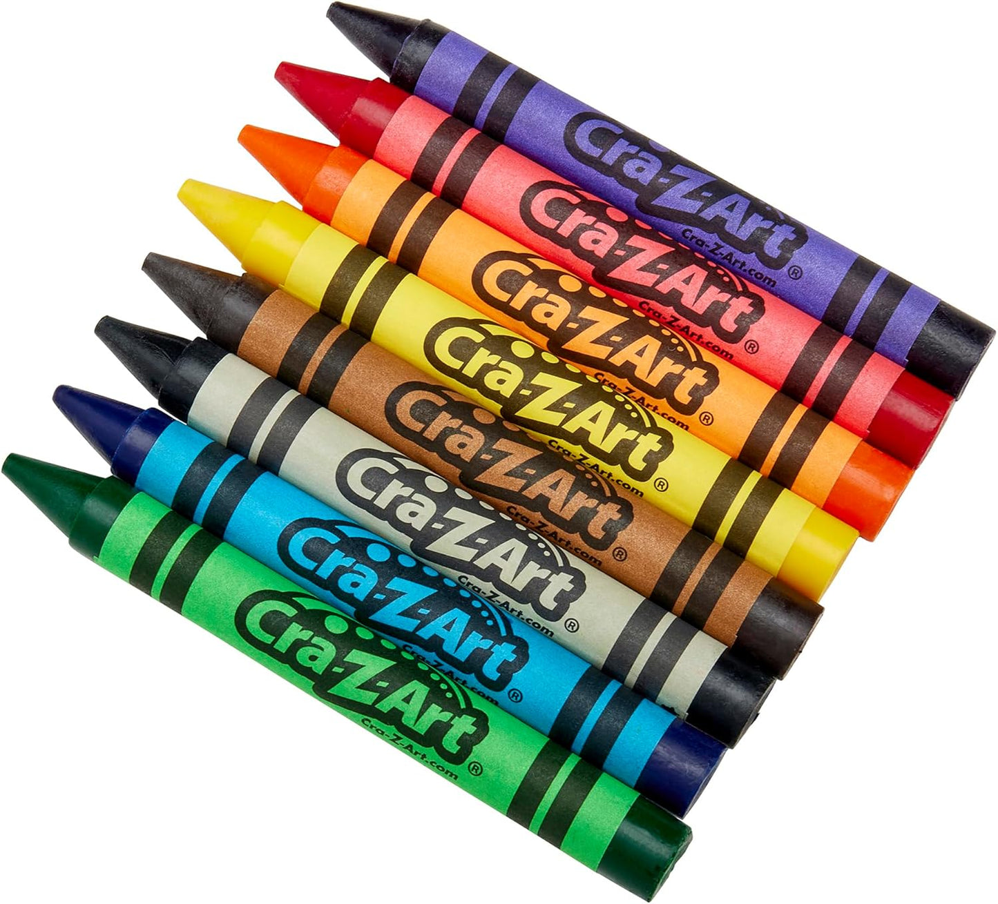 Cra-Z-Art 8ct Jumbo Crayons for Children, Back to School Essential for Ages 3 and Up