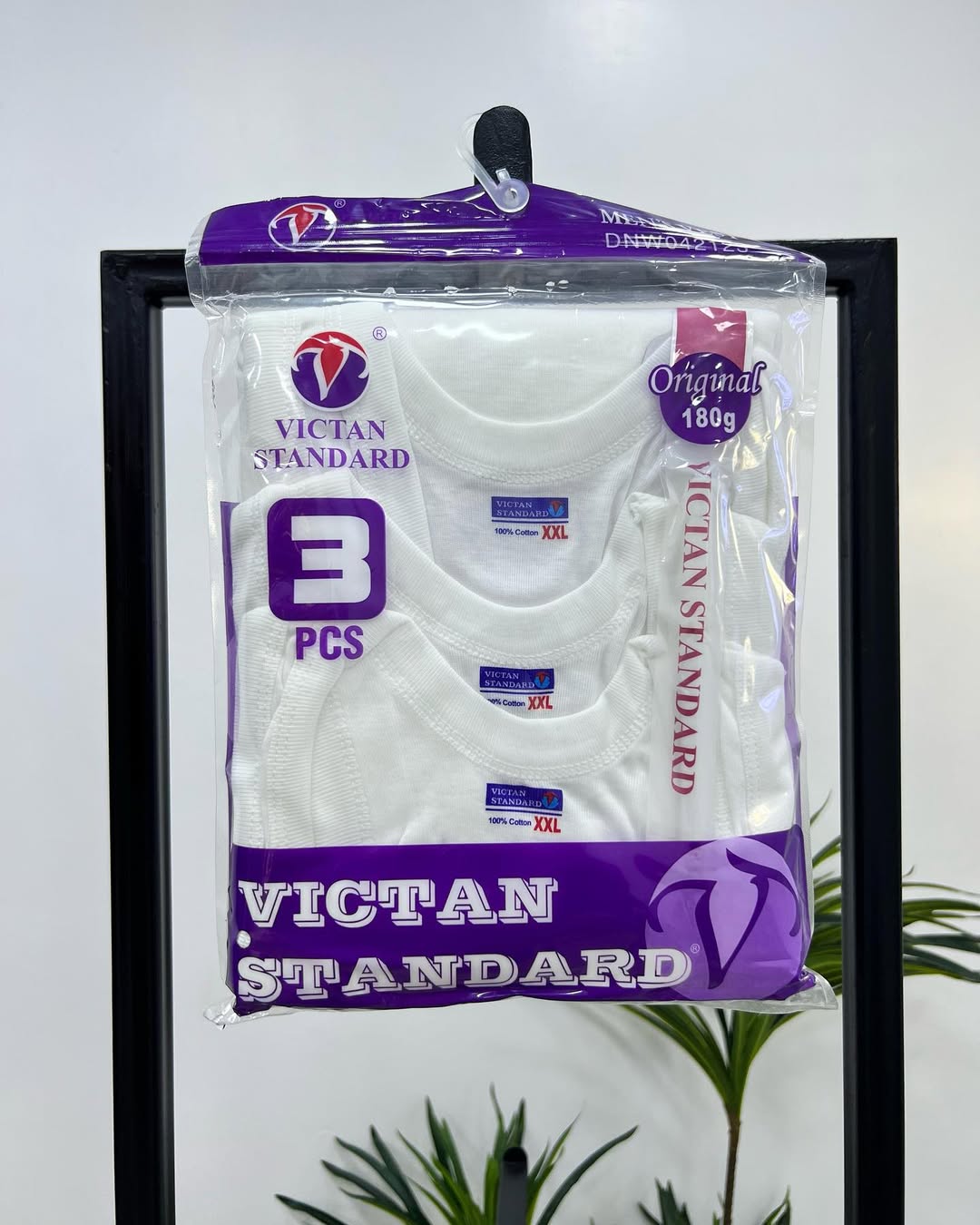 Men's Classic White Cotton Vest 3 Pack – All Sizes Available