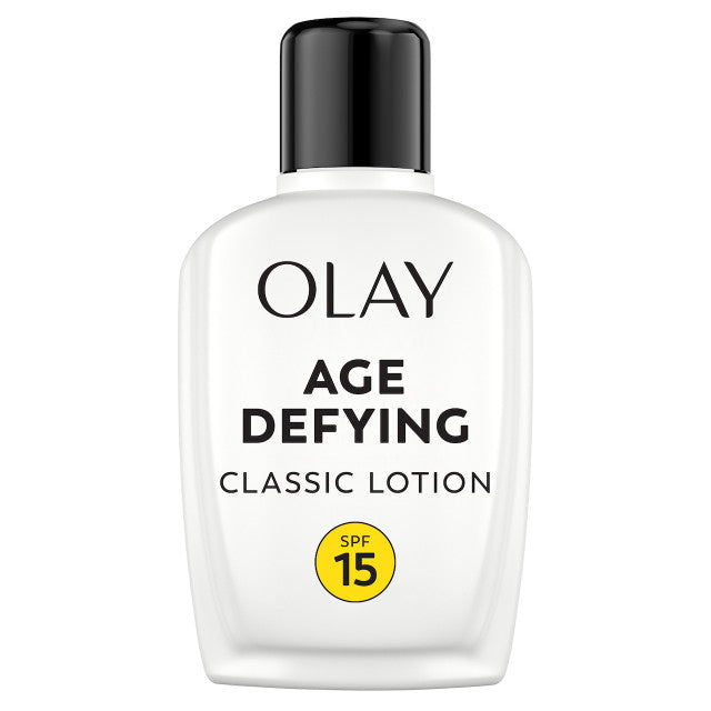Olay Age Defying Classic Protective Renewal Lotion with SPF 15 – Daily Anti-Aging Moisturizer (120ml / 4oz)