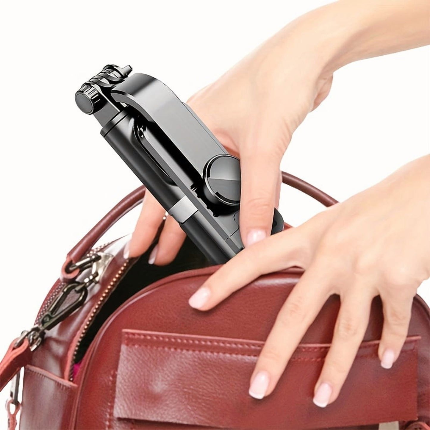 40 Inch Retractable Selfie Stick Professional Floor Tripod for Live Streaming