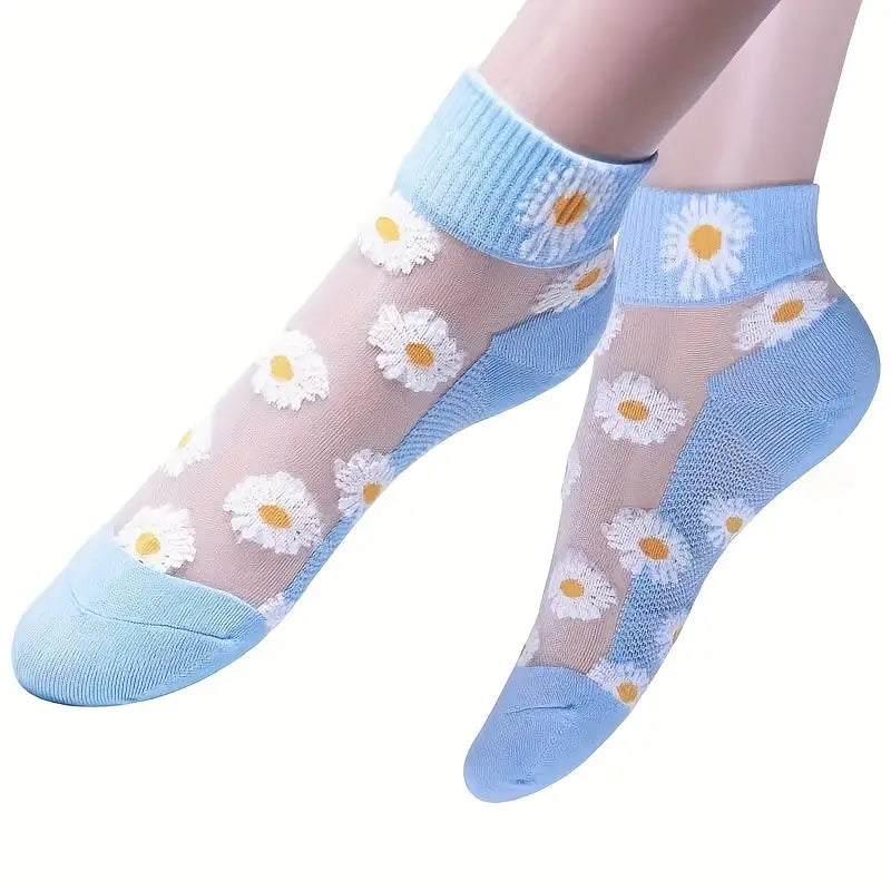 Floral Print Socks
