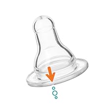 Evenflo Feeding Classic Tinted Plastic Standard Neck Bottles for Baby, Infant and Newborn, Pink/Lavender/Teal, 8 Ounce