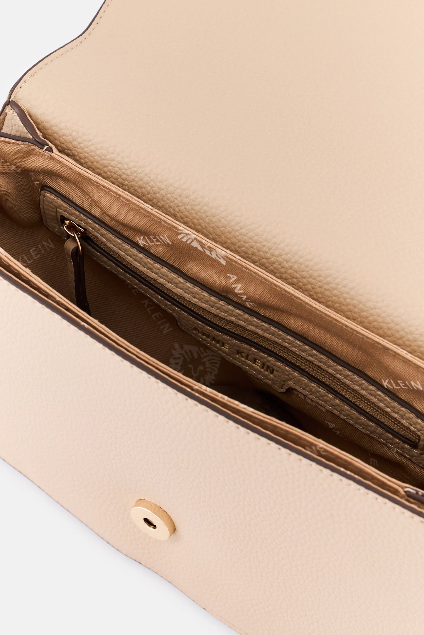 Anne Klein Handbag with Matching Purse – Beige