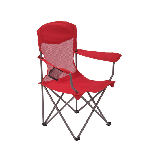 Ozark Trail Basic Mesh Chair Red – Lightweight & Portable for Adults