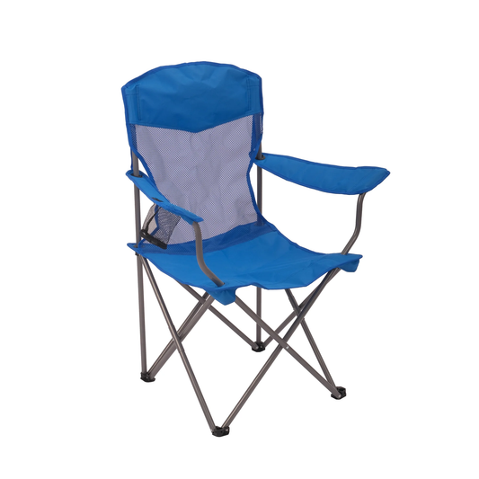 Ozark Trail Basic Mesh Chair, Blue – Lightweight & Portable for Adults