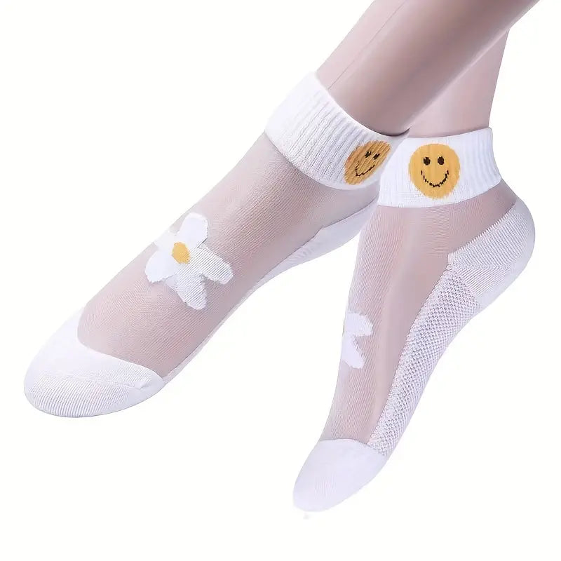 Floral Print Socks