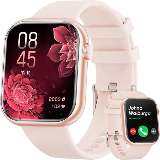 Smart Watch(Answer/Make Call), 1.85" HD Smart Watches for Women