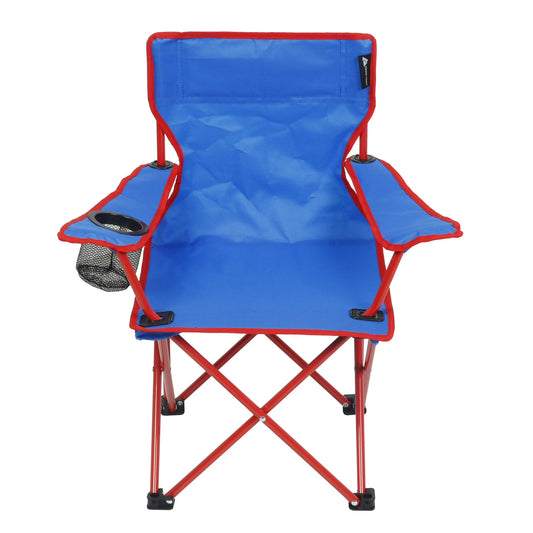 Ozark Trail Child’s Camp Chair (Blue) — 125 lb Capacity, Ages 5-12