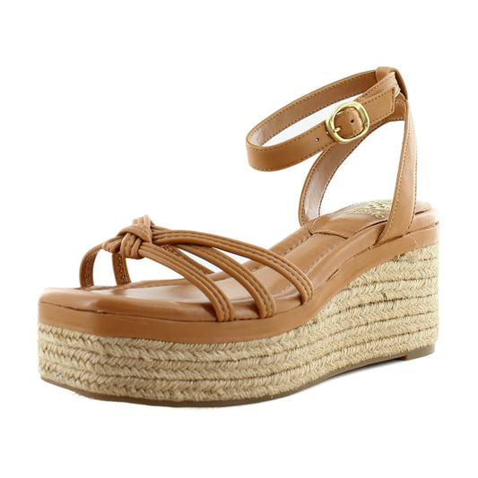 Vince Camuto Loressa Women’s Wedge Sandals — Golden Walnut, Size 9.5 US