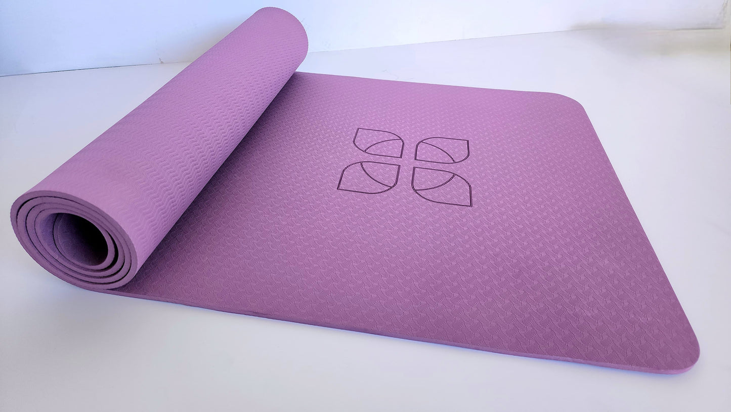 TPE Yoga Mats – 6mm Thick Non-Slip Eco-Friendly Mats