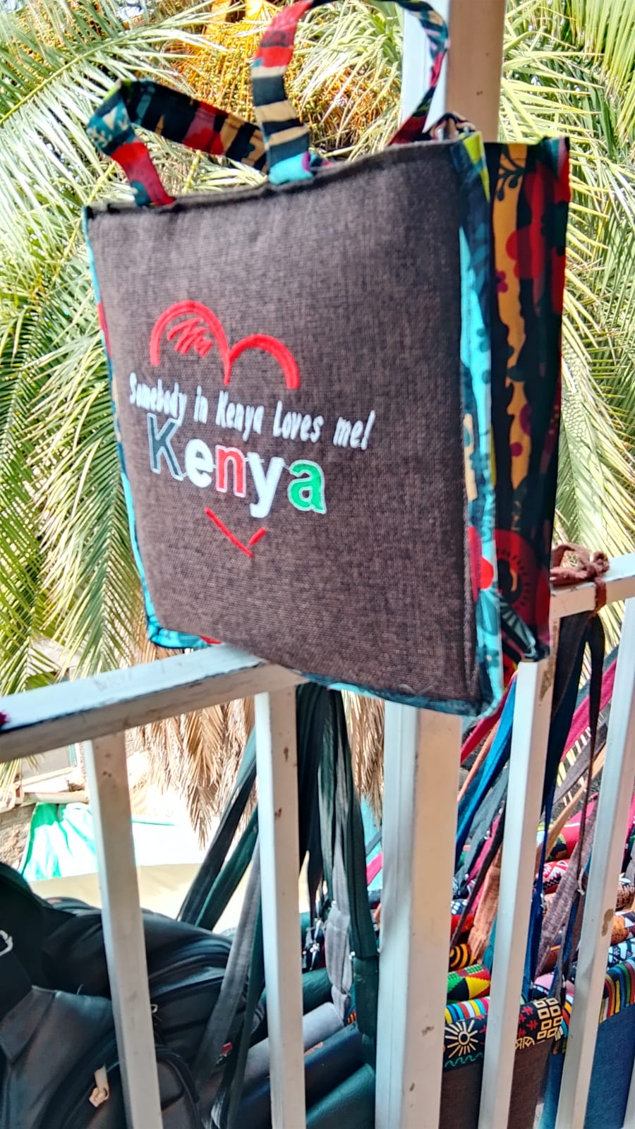 “Somebody in Kenya Loves Me” Tote Bag – Cultural Love Edition